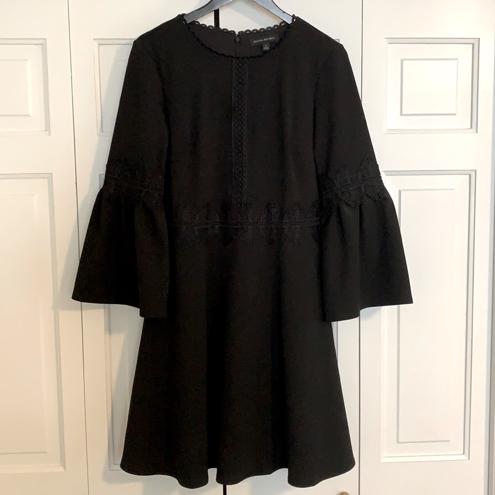 Black Banana Republic dress - lace detail (8)